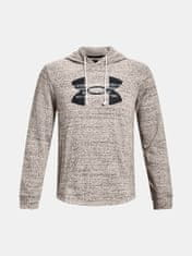 Under Armour Mikina UA Rival Terry Logo Hoodie-WHT L
