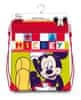 Mickey Mouse EUROSWAN Taška na telocvik a prezuvky Mickey color Polyester, 38/30 cm