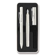 Faber-Castell Súprava Grip Edition 2010 plniace pero a guličkové pero, biela