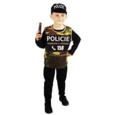 Rappa Policajný kostým pre deti (M)