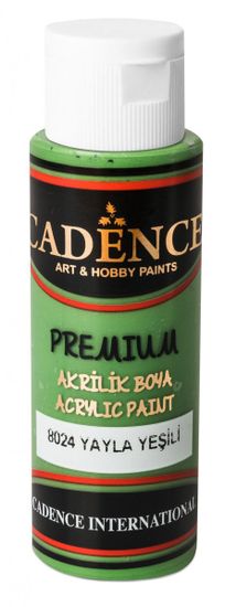 Cadence Akrylová farba Premium - zelená / 70 ml