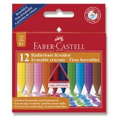 Faber-Castell Voskové pastelky Colour Grip 12 farieb