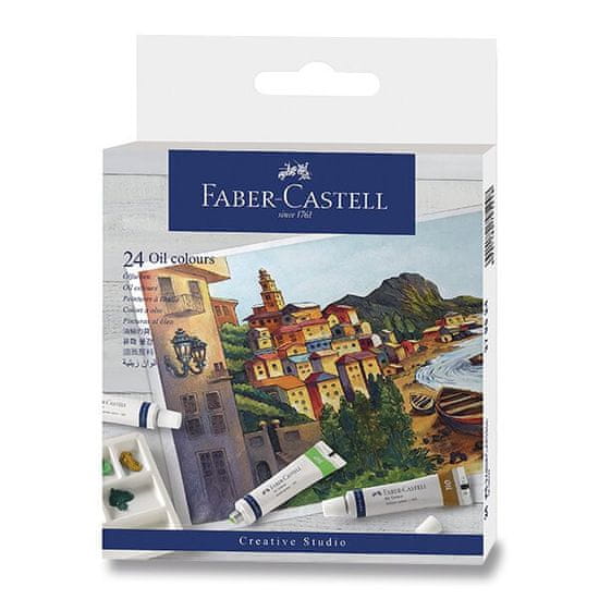 Faber-Castell Olejové farby 24 farieb, tuba 9 ml