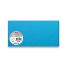 Clairefontaine Farebná listová karta 106 x 213 mm do DL obálok, 25 ks, modrá, DL
