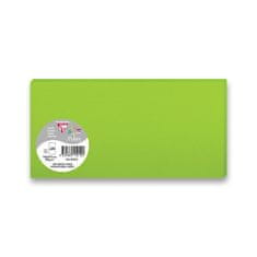 Farebná listová karta 106 x 213 mm do DL obálok, 25 ks, zelená, DL