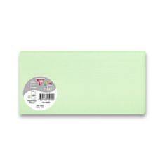 Clairefontaine Farebná listová karta 106 x 213 mm do DL obálok, 25 ks, sv. zelená, DL