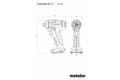 Metabo akumulátorový vŕtací skrutkovač PowerMaxx BS 12