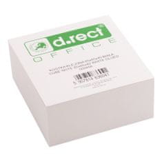 D.RECT Blok kocka lepená 85x85x40mm biela