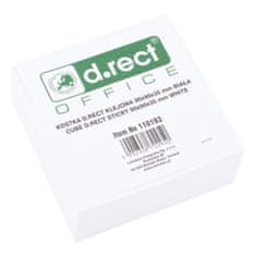 D.RECT Blok kocka lepená 90x90x35mm biela