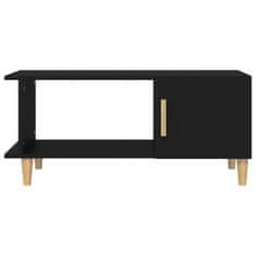 Vidaxl Konferenčný stolík čierny 90x50x40 cm kompozitné drevo
