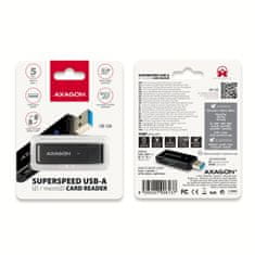 CRE-S2N, USB-A 3.2 Gen 1 - SUPERSPEED čítačka kariet, 2-slot & lun SD/microSD, podpora UHS-I