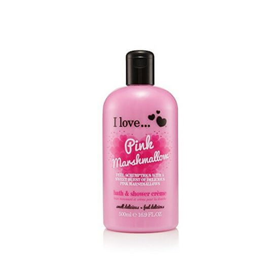 I Love Cosmetics Kúpeľový a sprchovací krém s vôňou marshmallow ( Pink Marshmallow Bath & Shower Creme) 500 ml
