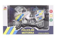 Motorka policajná kovová 12 cm