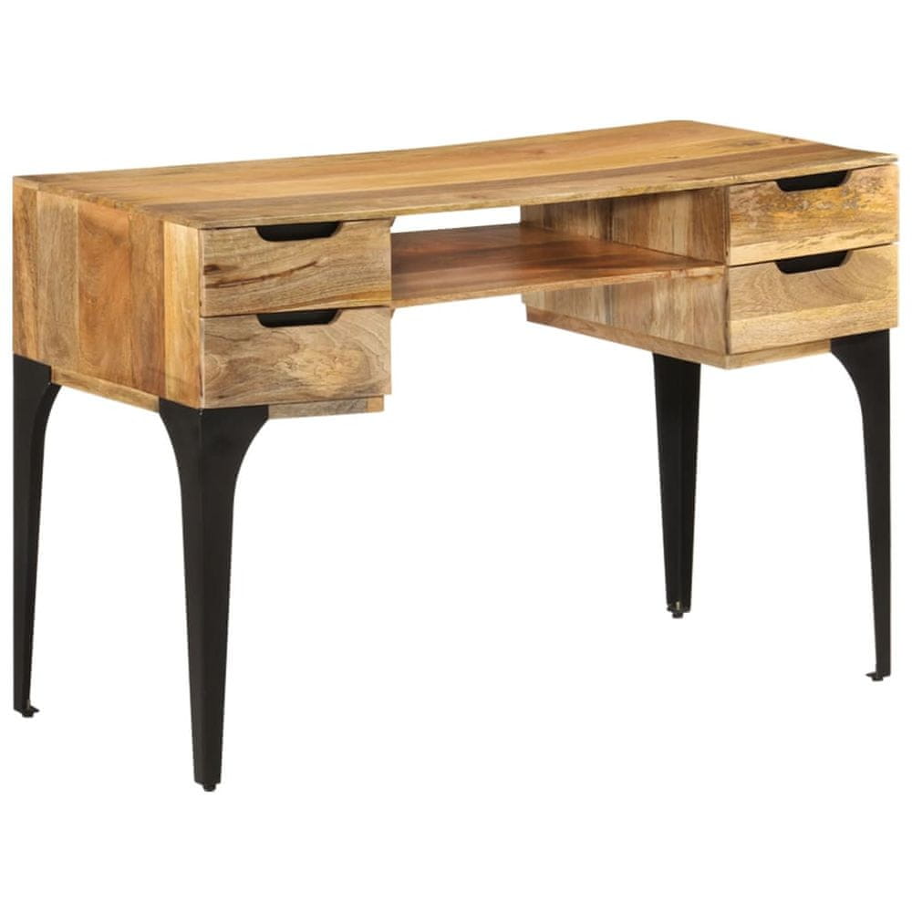 Petromila vidaXL Stôl 110x50x76 cm mangovníkové drevo