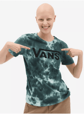 Vans Petrolejové dámske batikované tričko VANS XS