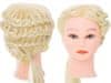 Kadernícka hlava - školenie - prírodné blond vlasy
