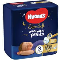 Huggies HUGGIES Elite Soft Pants OVN Nohavičky plienkové jednorazové 3 (6-11 kg) 23 ks