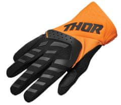 THOR Dětské motokrosové rukavice Youth Spectrum rukavice black/orange vel. 2XS