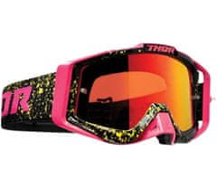 THOR Motokrosové okuliare Sniper Pro Splatta flo pink/black
