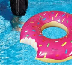 Aga Detský nafukovací kruh Donut 50cm ružová