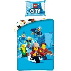 Halantex Bavlnené posteľné obliečky LEGO CITY Fire Team
