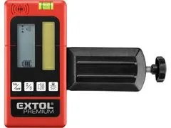 Extol Premium Detektor (8823390) laserového lúča pre červený a zelený laser