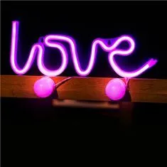 Forever Dekoratívne LED osvetlenie neon Love