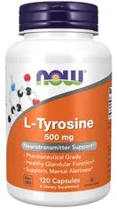 NOW Foods L-Tyrosine, 500 mg, 120 kapsúl