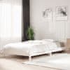 Vidaxl Stohovateľná posteľ biela 80x200 cm borovicový masív