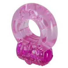 You2toys Ružový vibračný krúžok na penis - One Time Vibrating Penisring