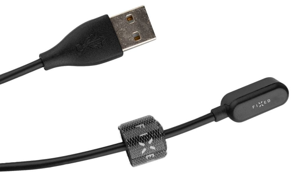 FIXED Nabíjací USB kábel pre Huawei/Honor Band 6, FIXDW-728 čierny