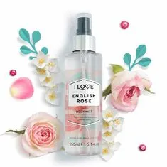 I Love Cosmetics Telová hmla Signature English Rose ( Body Mist) 165 ml