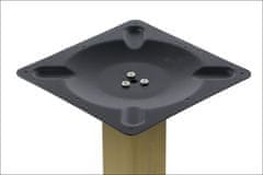 STEMA Kovová podnož stolíka SH-3002-5/G, nehrdzavejúca oceľ zlatej farby, 45x45x72,5 cm, vhodné do domácnosti, hotela a reštaurácie