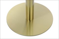 STEMA Kovová podnož stolíka SH-3001-5/G, nehrdzavejúca oceľ zlatej farby, 45x72,5 cm, vhodné do domácnosti, hotela a reštaurácie