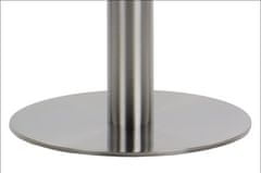 STEMA Kovová podnož stola SH-3001-1/S, brúsená nehrdzavejúca oceľ, 39,5x72 cm, vhodné do domácnosti, kancelárie, hotela a reštaurácie