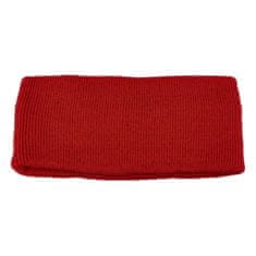 Delami Jednofarebná jemne pletená dámska čelenka Sindey, červená