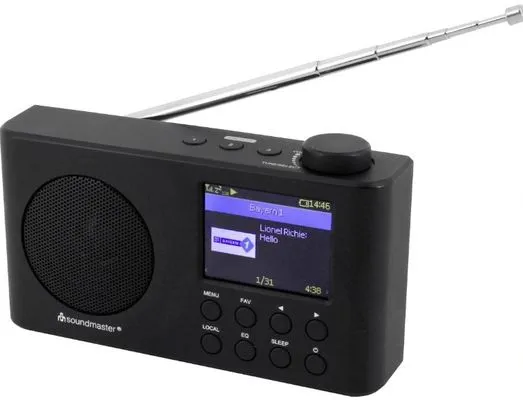 moderný rádioprijímač soundmaster ir6500sw Bluetooth dab fm rádio vstavaná batéria fajn zvuk wifi upnp