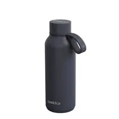 QUOKKA Quokka Solid, Nerezová fľaša / termoska s pútkom Slate, 510ml, 40184