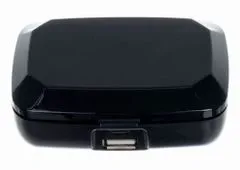 Izoxis 14154 Bezdrôtové slúchadlá Bluetooth - Powerbanka 2200 mAh, čierne 15068