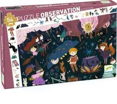 Djeco Puzzle Observation: Škola kúziel 54 dielikov