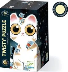 Djeco Svietiace puzzle Maznavé mačky 50 dielikov