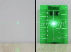 APT  AG766 Terč na zvýraznenie laserového lúča zelený