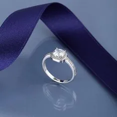 Morellato Trblietavý strieborný prsteň so zirkónmi Tesori SAIW1150 (Obvod 52 mm)
