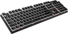 HyperX vyměnitelné klávesy Pudding PBT, 104 kláves, černé, US