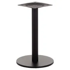 STEMA Kovová stolová podnož pre domácnosť, reštauráciu, kanceláriu a hotel SH-2010-1/B, 40x71,5 cm, čierna
