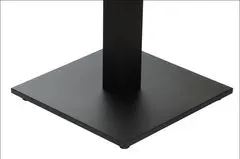 STEMA Kovová stolová podnož pre domácnosť, reštauráciu, kanceláriu, hotel SH-2011-2/B, 45x45x72 cm, čierna