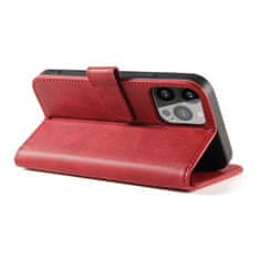 MG Magnet knižkové puzdro na iPhone 15 Plus, červené