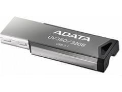 A-Data UV350/32GB/USB 3.1/USB-A/Strieborná
