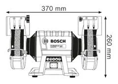BOSCH Professional stolná brúska dvojkotúčová GBG 60-20