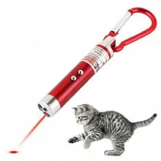 Laserové ukazovadlo kľúčové svetlo baterka hračka pre mačky 2v1
